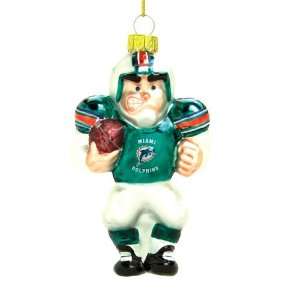  BSS   Miami Dolphins NFL Glass Player Ornament (5 