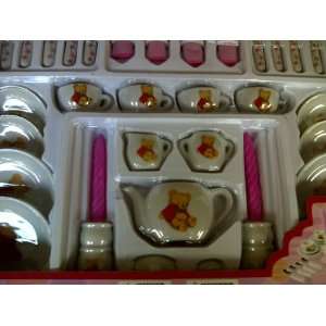  TEA SET Deluxe Hand Crafted Porcelain China Tea Set, 41 Piece Mini 