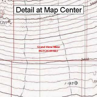  USGS Topographic Quadrangle Map   Grand View Mine 