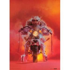 Miss Piggy Motorbike Dream Muppets Orig 79 21x28 Poster