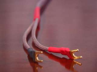   OFHC Speaker Cable with Vampire Wire #HDS5 Spades, front right channel