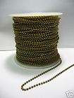 Lamp parts lot of 4 ft minature brass ball chain TR 712