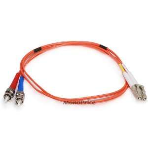  Monoprice Fiber Optic Cable, LC/ST, Multi Mode, Duplex   1 