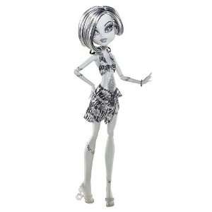  Monster High Skull Shores Black and White Frankie Stein Doll 