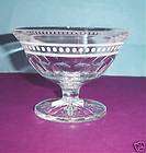 Waterford Bolton Dot Grafton Street Footed Compote Bowl Crystal 5 