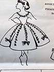  50s Mail Order Girls Pageant Dance Costume Dress Pattern Size 6