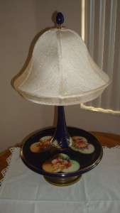 DRESDEN QUALITY HAND PAINTED PORCELAIN TABLE LAMP  