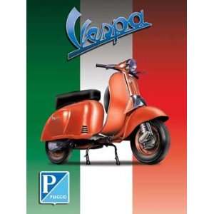  Vespa Piaggio Metal Sign Motorcycles and Scooters Decor 