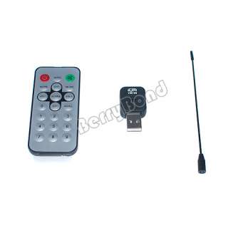 New DVB T USB Mini Digital TV Stick Tuner Receiver Recorder w/Remot 