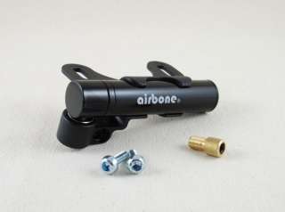 New Airbone Pocket Bike Pump Bicycle Air Pump   Black  