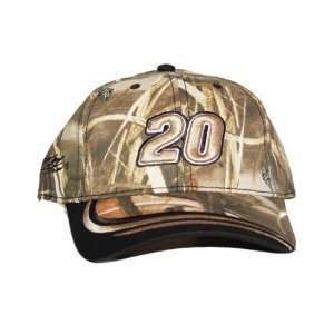   Stewart Nascar Hat   #20 All Camo / Black Bill Tip