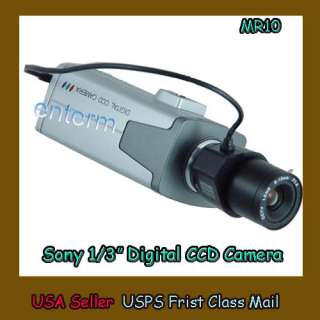Professional 1/3 540Lines CCD SONY Security 6 15mm Lens Varifocal Box 