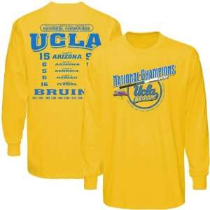  UCLA Bruins Gold 2010 NCAA Division I Womens Softball 