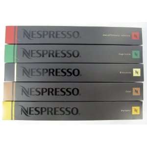  50 Nespresso Capsules Mixed4 Flavors New