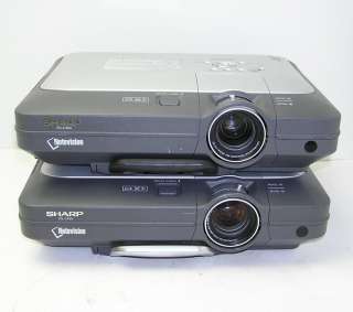 LOT of 2 Sharp PG C45X LCD Home Theater Projectors  