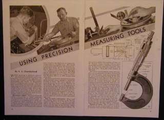 Using Precision Measuring Tools 1944 How To article  