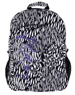 Billabong Making Waves Laptop Black White Zebra Purple Name Backpack 