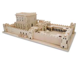 Judaica WOOD 3D PUZZLE THE TEMPLE 26*15*10 CM Israel  