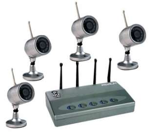 Pyle PDVRJ4 Wireless 4 Color Camera Surveillance Kit  