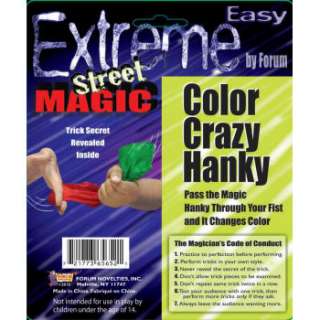 DOUBLE COLOR CHANGING SILKS Hanky Magic Trick Magician Changes 