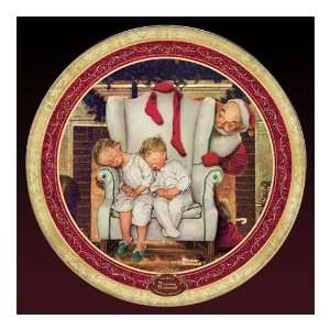 Norman Rockwell Tired Of Waiting 2009 Annual Christmas Collector Plate 
