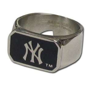  Yankees Bottle Opener Ring Size 11 Stainless Steel Sports 