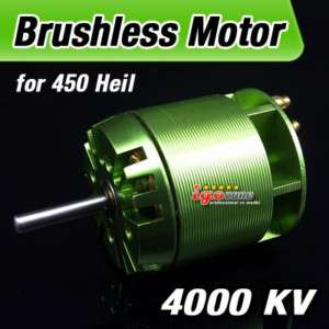 KV4000 Brushless Motor For All Trex 450 RC Helicopter  