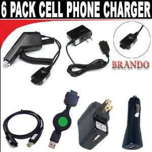  kit 6 pack ,1 car 1 travel,1 USB car 1 USB travel,1 regular cable 1 