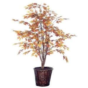  Deluxe 48 Artificial Potted Natural Birch Tree in Gold 