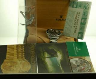 ROLEX SS SUBMARINER 16610, V SERIAL CIRCA 1998 BOX AND PAPERS WRIST 