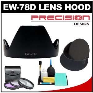  Precision Design EW 78D Hard Lens Hood & 3 (UV/FLD/CPL 
