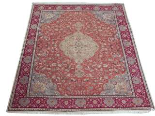 RRA 12x15 Persian Rug Tabriz Carpet Copper Rug 35278  