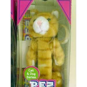    Tan Colored Cat Fuzzy Friends Pez Dispenser 