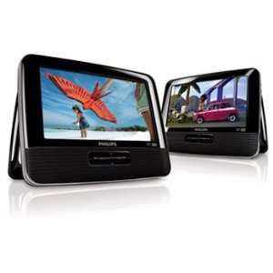  Philips PD7016 7 Dual Screen Portable DVD Player with Dual DVD 