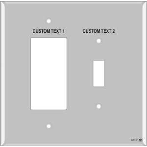   Light Switch Labels 1 Decora 1 Toggle (plastic   oversized) Home