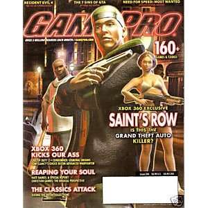  Game Pro Magazine Saints Row (Nov 2005) VARIOUS AUTHORS Books