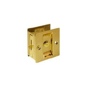    Trimco 1065 605   Brass Privacy Pocket Door Lock