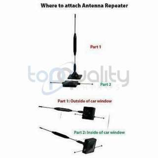 CAR/HOME CELL PHONE SIGNAL STRENGTH BOOSTER REPEATER ANTENNA VERIZON 