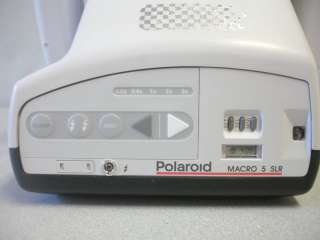 Polaroid Macro 5 SLR Dental Camera w/Manual & Cover  