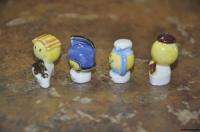 FINE PORCELAIN HAND PAINTED THE SMILEY FACE FIGURINES  
