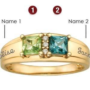  10kt Yellow Gold True Love Promise Ring Jewelry