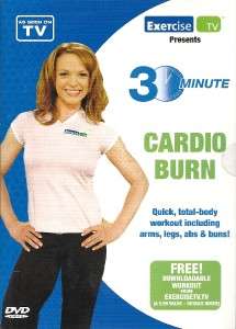 30 Minute Cardio Burn Total Body Workout DVD New  