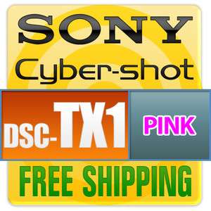 Sony DSC TX1 Cyber shot PINK Digital Camera DSC TX1 027242766686 