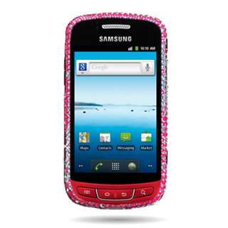   Samsung Admire R720 Pink Silver Bling Diamond Faceplate Cover Case
