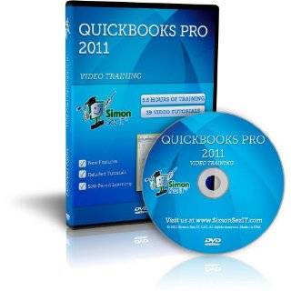Learn QuickBooks Pro 2011 Training Video Tutorial DVD by Simon Sez IT 