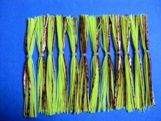 25 Silicone Skirt Ch/Copper spinner bait bass lure jig  