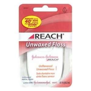  Reach Unflavored Unwaxed Dental Floss 50YD Health 
