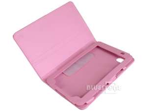 Leather Case Stand for Samsung Galaxy Tab Tablet Pink  