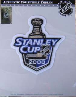 NHL Patch Stanley Cup Final 2008 Penguins   Red Wings  