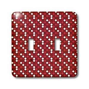 TNMGraphics Patterns   Red and White Polka Dots   Light Switch Covers 